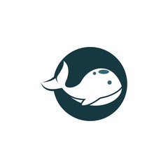 Baby whale icon