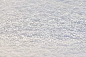 White snow texture. Winter. New Year.