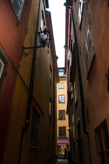 Obraz na płótnie Canvas old street in European town