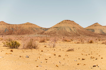 Fototapeta na wymiar desert mountains in Namibia