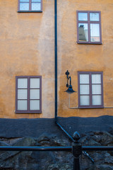 windows of an old house