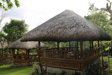 Fototapeta na wymiar hut on the beach