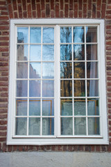 windows of an old house