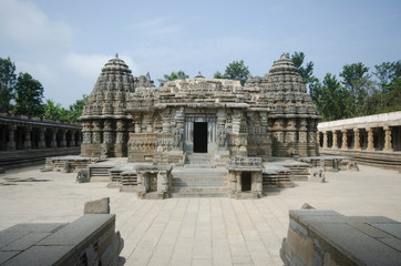 The Chennakesava Temple, is a Vaishnava Hindu temple on the banks of River Kaveri,  Somanathapura, Karnataka, India