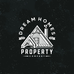 dreame homes logo vintage 