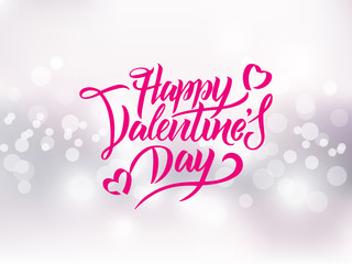 Happy Valentines Day typography vector design for greeting cards and poster. Valentines Day text on a white background. Design template celebration. Vector illustration.