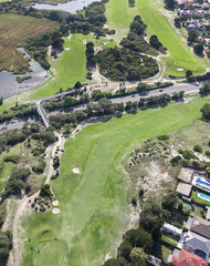 Aerial view of golf course in Sydney South - Maroubra Sydney NSW Australia