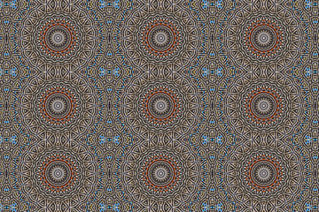Abstract mandala from a photo. Creative textured background