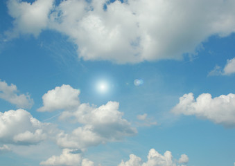 Obraz na płótnie Canvas Cloudy sky background