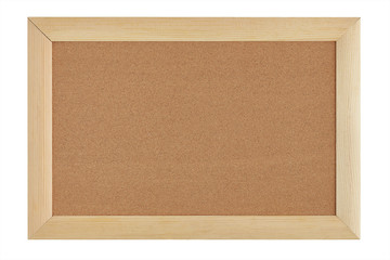Fototapeta premium Cork board Texture background isolated on white background. This has clipping path. 