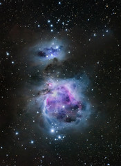 Obraz na płótnie Canvas Orion and Running Man nebulae