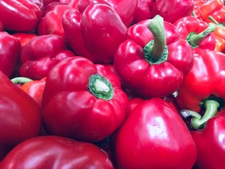 red-orange bell peppers