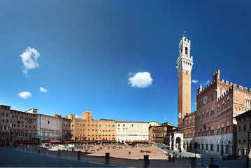 Obraz premium Siena. Piazza del Campo. Italy.
