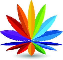 colorful leaf logo