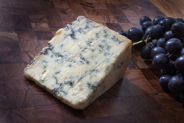 Stilton Blue Cheese with Sable Grapes