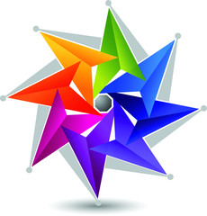stylish star logo
