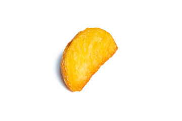 rustic potato on a white background. Isolate