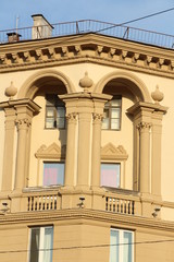 Fototapeta premium facade of an old building