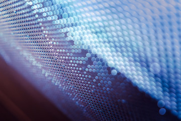 CloseUp LED blurred screen. LED soft focus background. abstract background ideal for design.