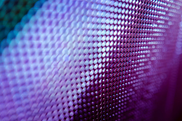 CloseUp LED blurred screen. LED soft focus background. abstract background ideal for design.