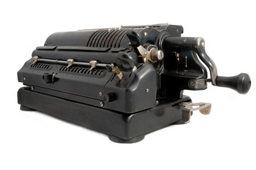 Old counting machine, arithmometer