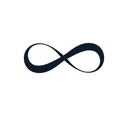 Fototapeta premium Infinity icon vector logo design template