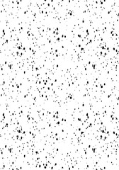 Black brush strokes and splashes on white background. Black and white texture. 