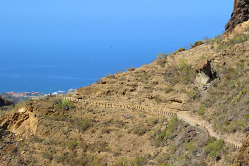 Fototapeta na wymiar Barranco del Infierno, Adeje, Tenerife