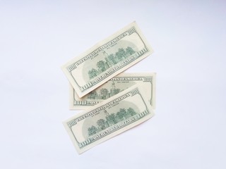 dollars isolated on white background