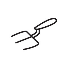 fork icon collection, trendy style