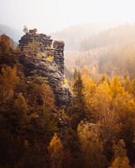 berglandschaft sächsische schweiz