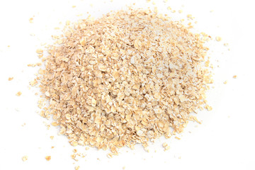 Whole oats isolated on a white background