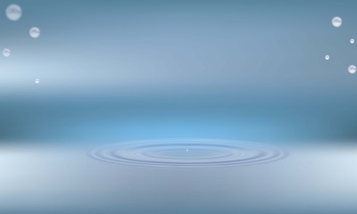 Eau éclaboussures et ondes 