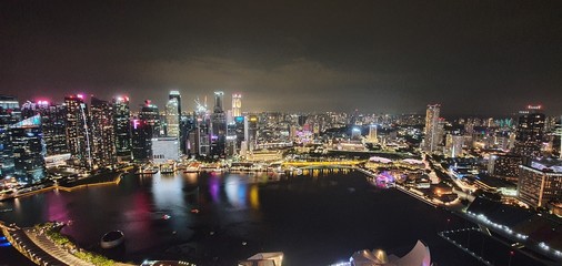 Fototapeta premium hong kong skyline at night
