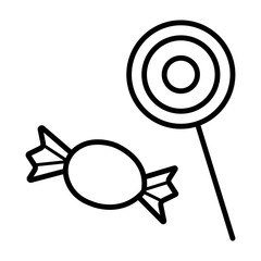 Candies icon vector illustration photo