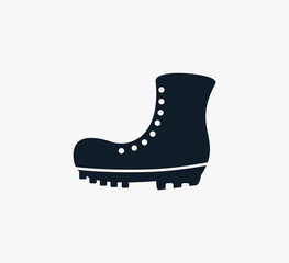 The shoes icon vector logo design template