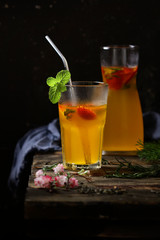 Orange Strawberry Juice