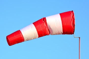 windsock against the sky