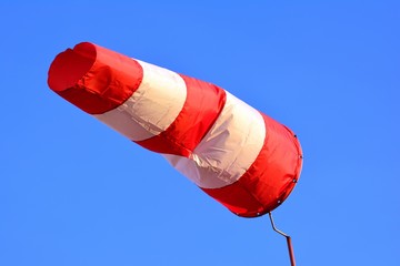 windsock against the sky