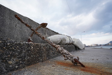 錆びた錨