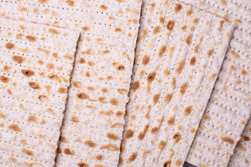 Traditional ritual Jewish bread matzah