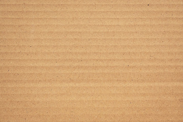 brown cardboard paper of carton corrugated texture background