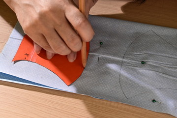 Obraz premium people made cloth face protective mask