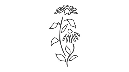 Flower icon,new flower tree icon,vector illustration of a flower