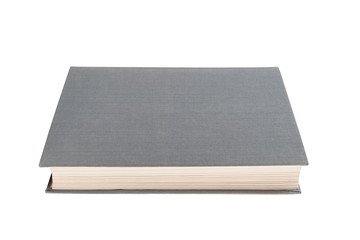 The book is green color on a white isolated background.