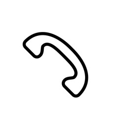 Fototapeta premium Ikona linii telefonicznej