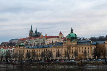 view of castle in prague