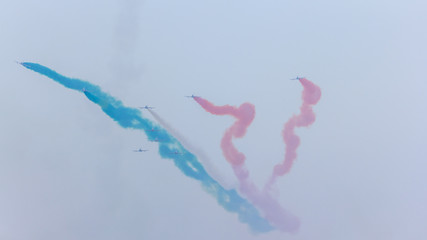 Aircrafts at Milano Linate airshow 2019