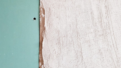 old wall with peeling paint