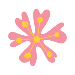 flowers petal flourish decoration icon